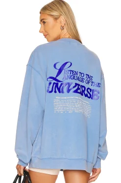 Women The Mayfair Group Loungewear>Language of the Universe Crewneck
