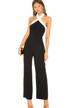 Women superdown Jumpsuits>Laurien Cross Front Jumpsuit