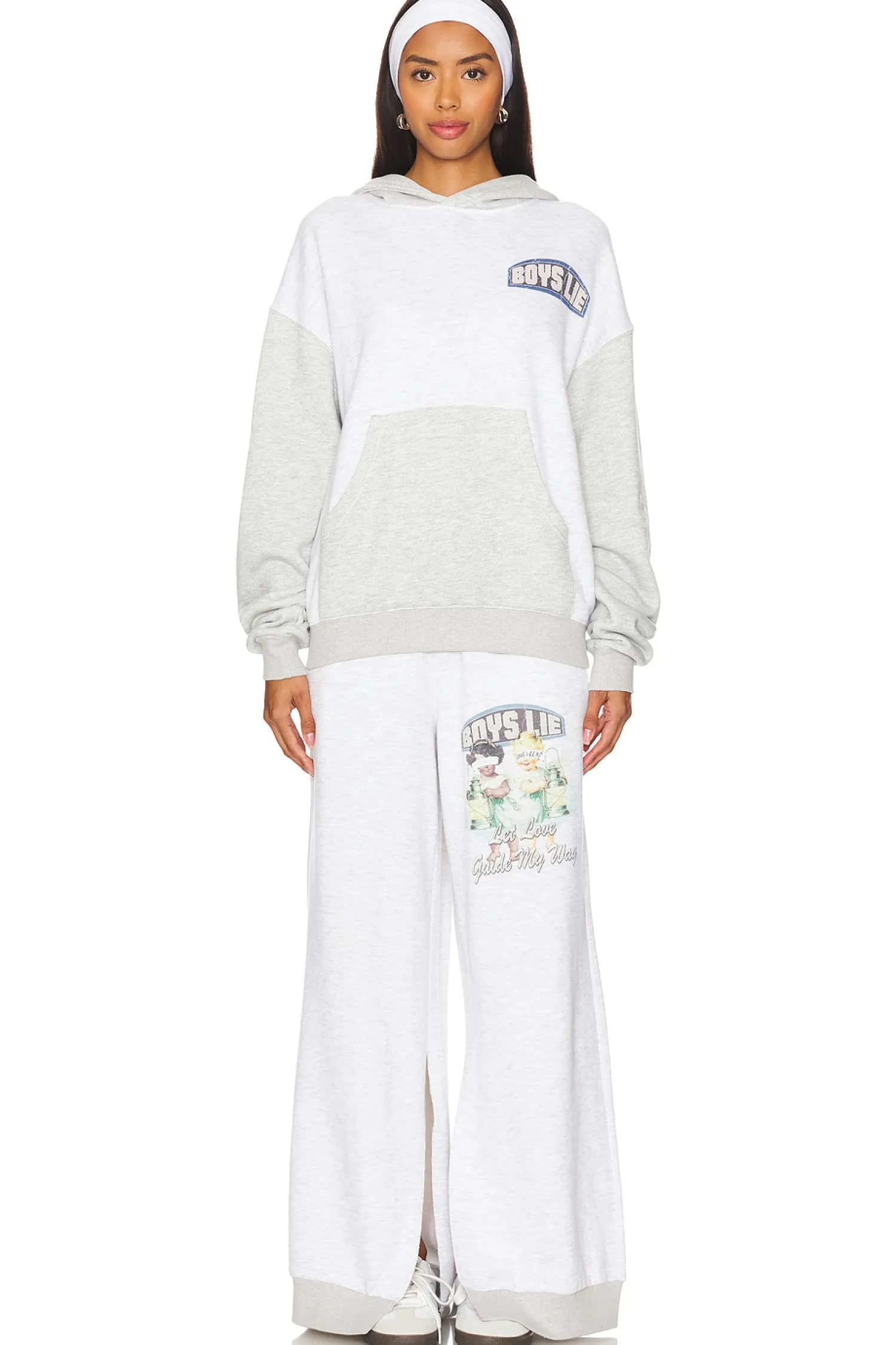 Women Boys Lie Loungewear>Let Love Guide My Way Terry Hoodie
