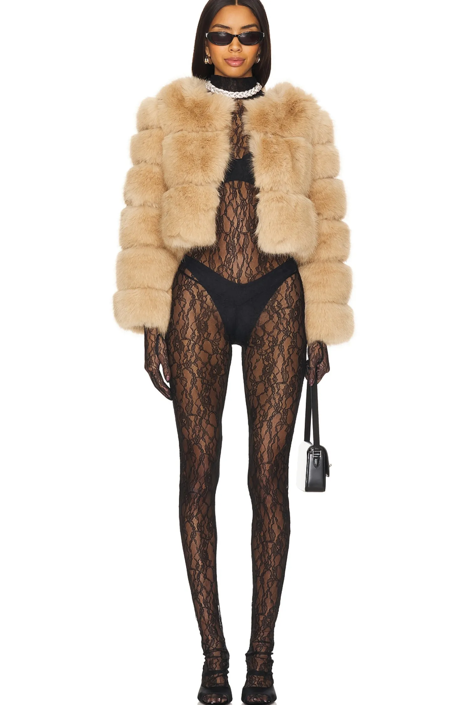 Women Line & Dot Jackets & Coats>Liana Faux Fur Jacket