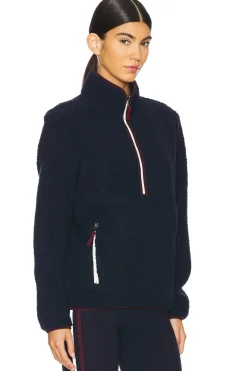 Women Splits59 Loungewear>Libby Sherpa Half Zip Sweatshirt