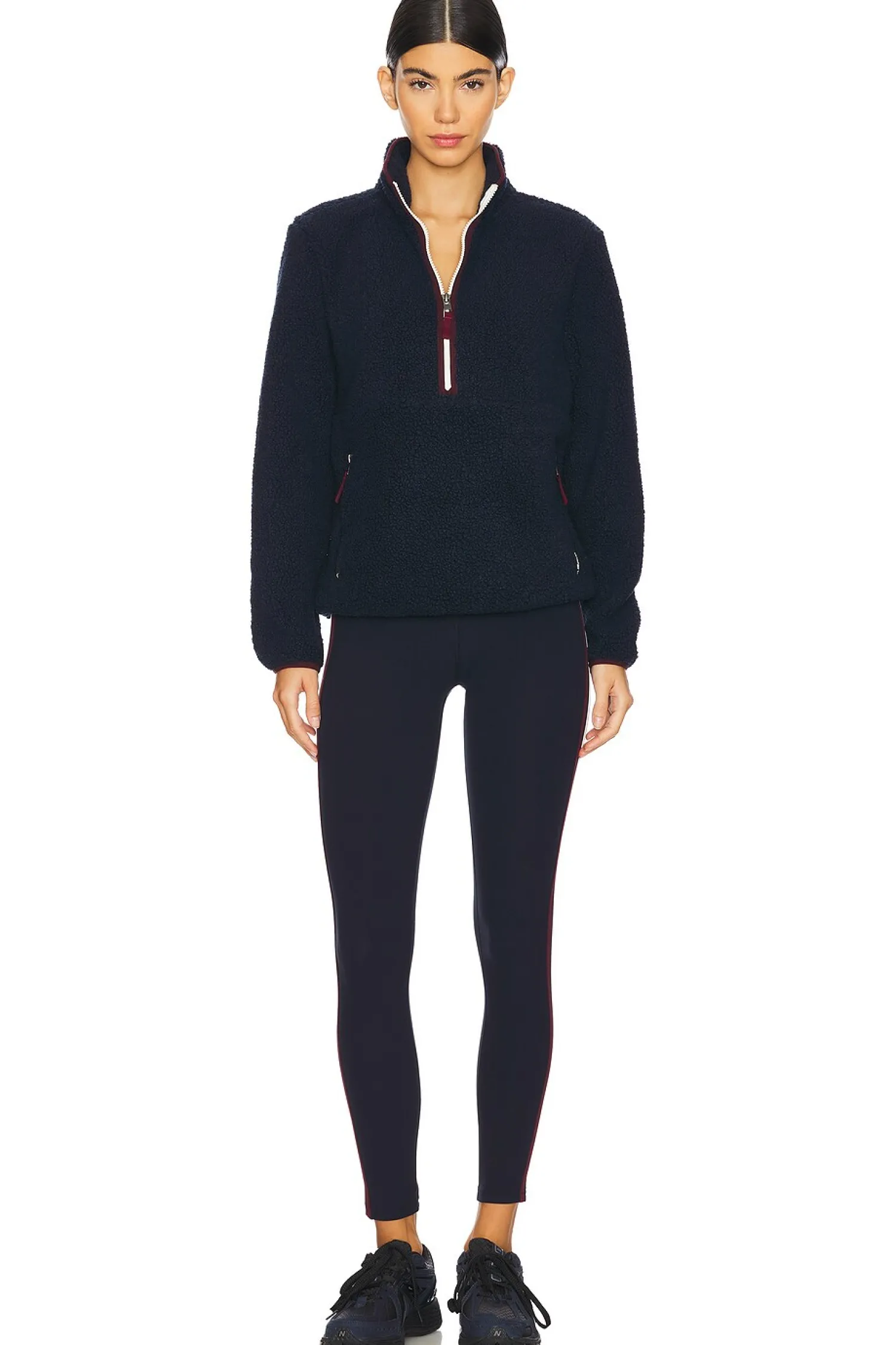 Women Splits59 Loungewear>Libby Sherpa Half Zip Sweatshirt