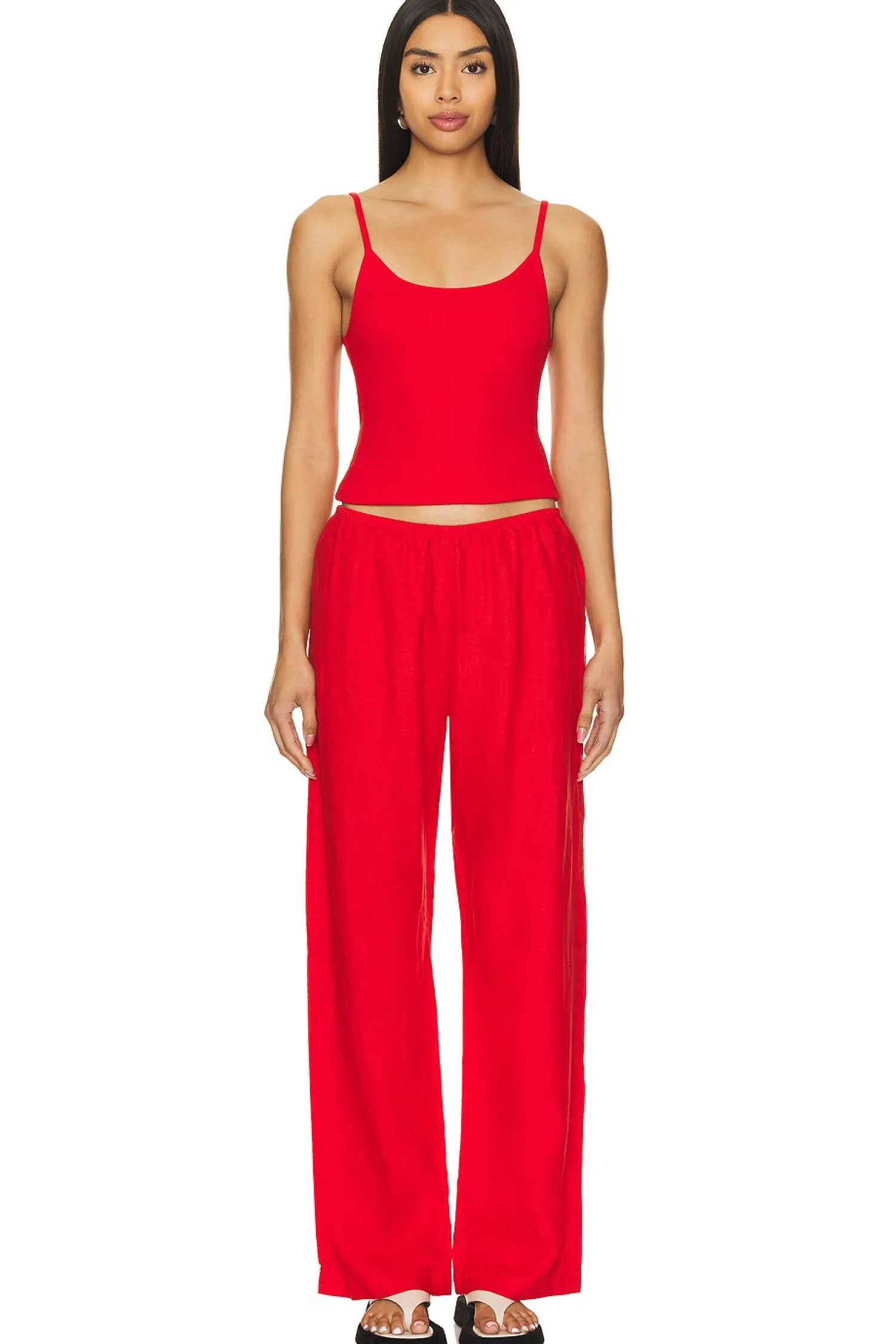 Women DONNI. Pants|Lingerie & Sleepwear>Linen Simple Pant