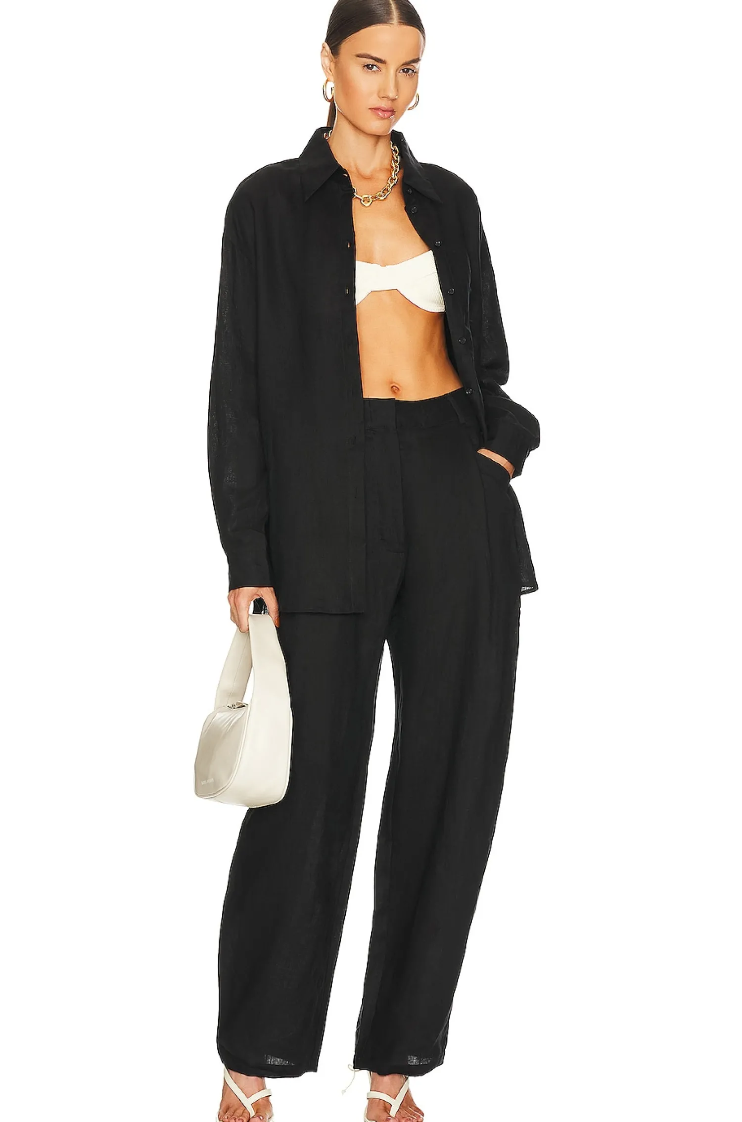 Women AEXAE Pants>Linen Trousers