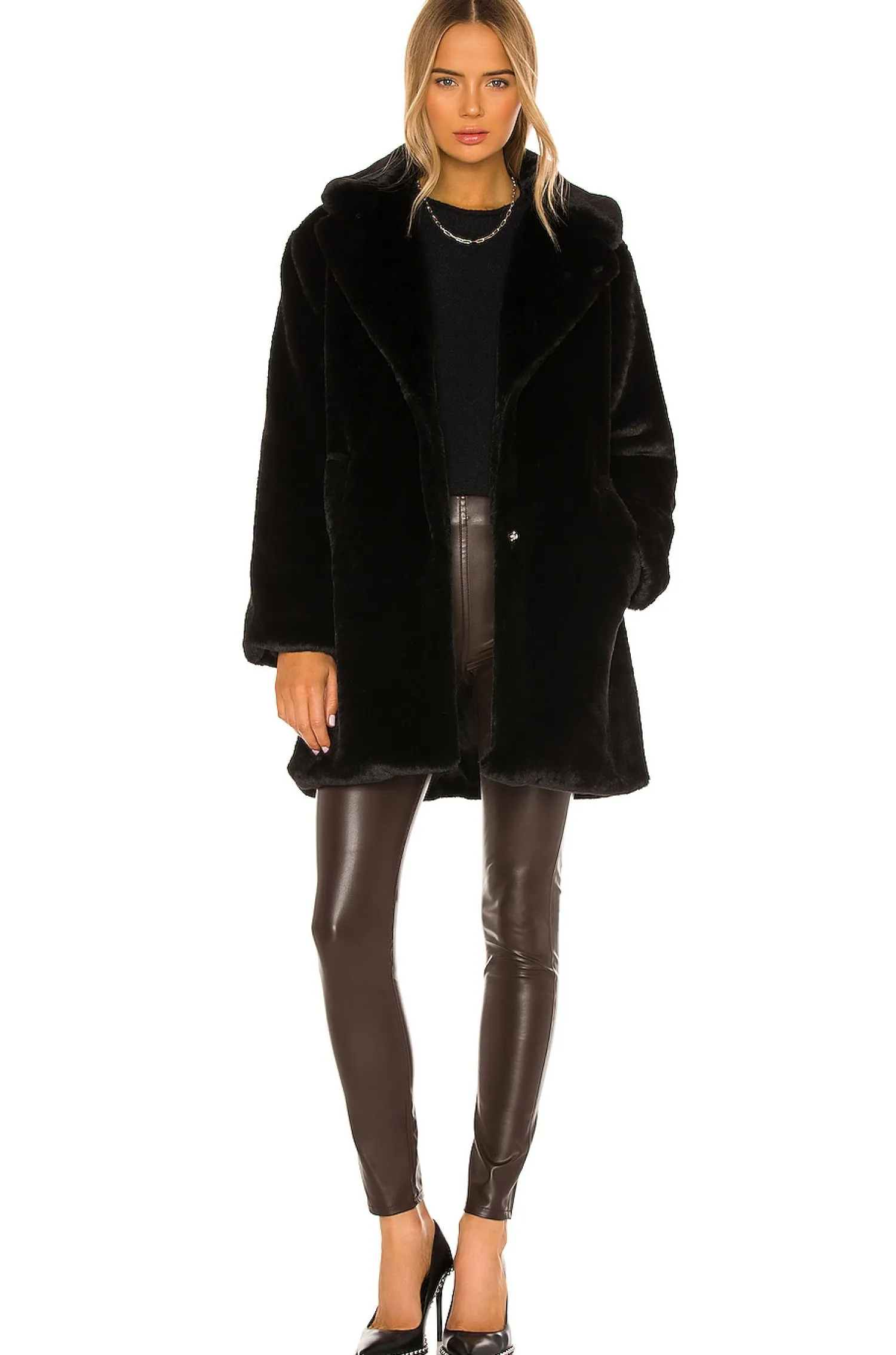 Women LAMARQUE Jackets & Coats>Linnea Faux Fur Coat