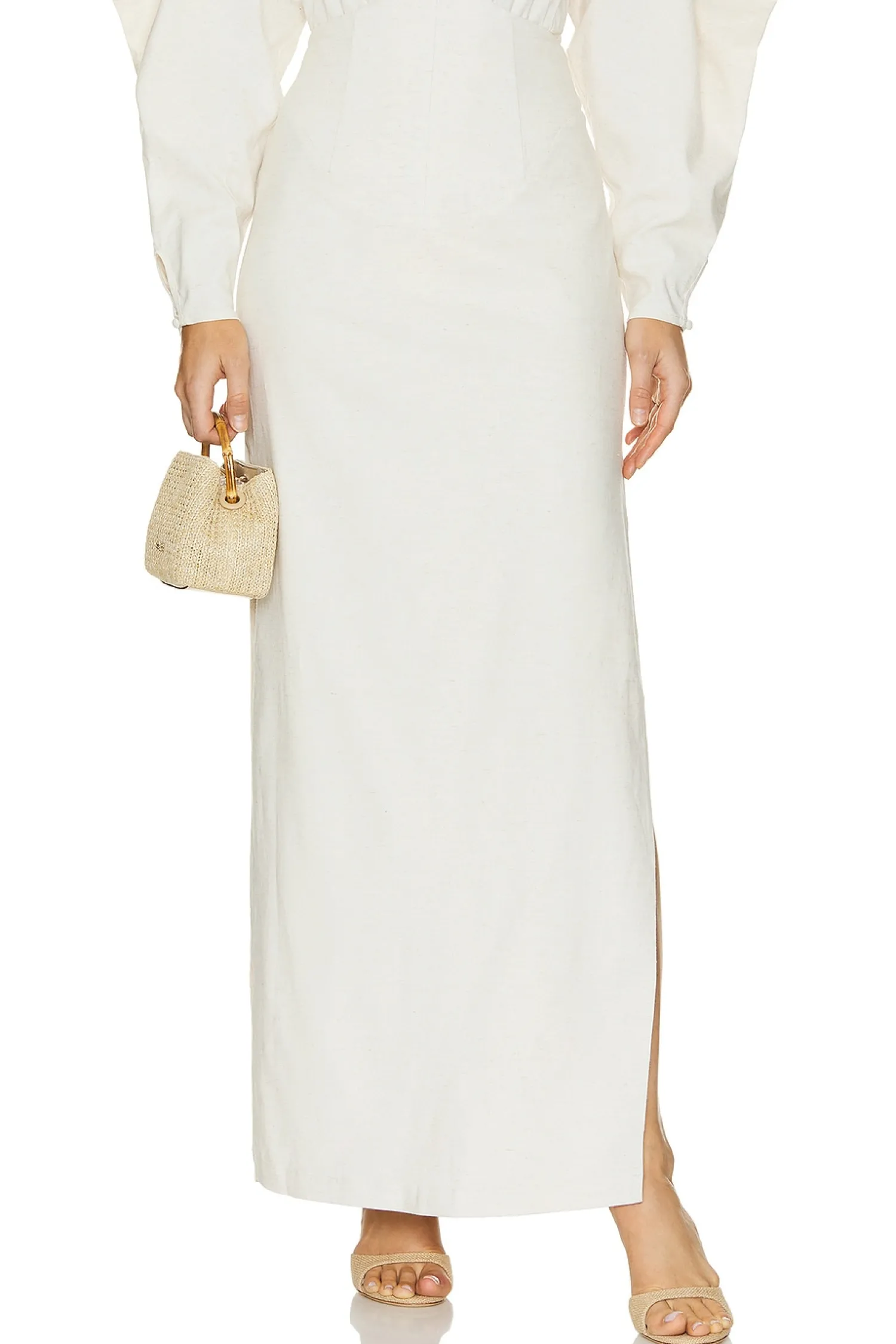 Women Andrea Iyamah Matching Sets>Lino Corset Skirt