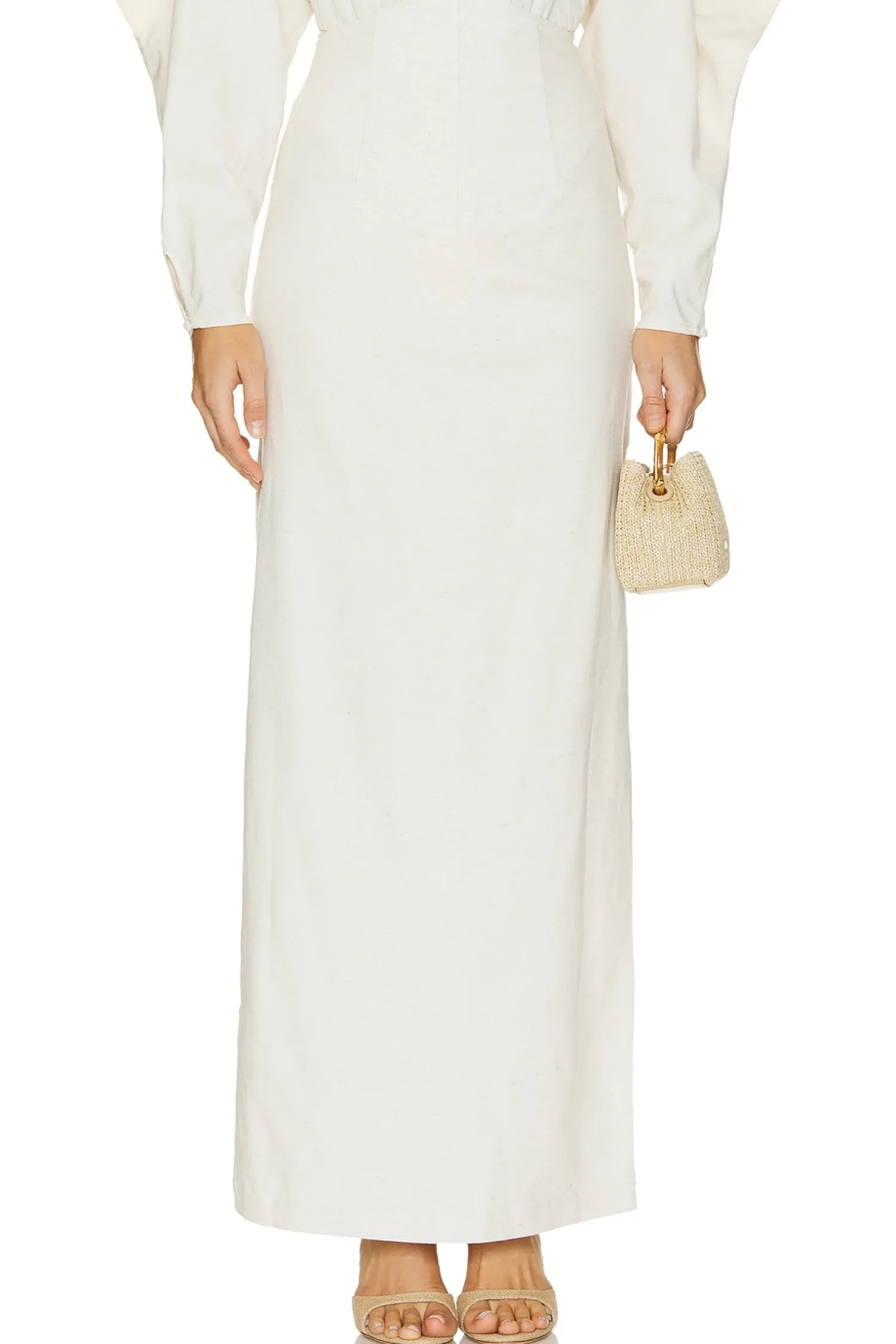 Women Andrea Iyamah Matching Sets>Lino Corset Skirt