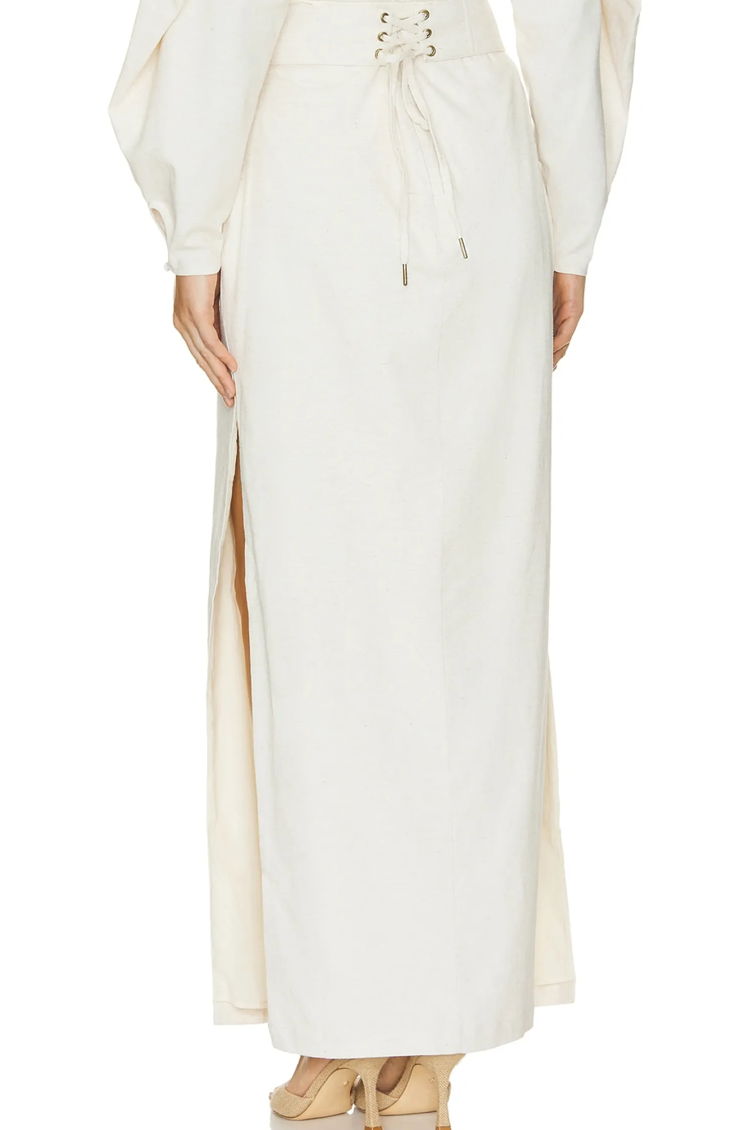 Women Andrea Iyamah Matching Sets>Lino Corset Skirt