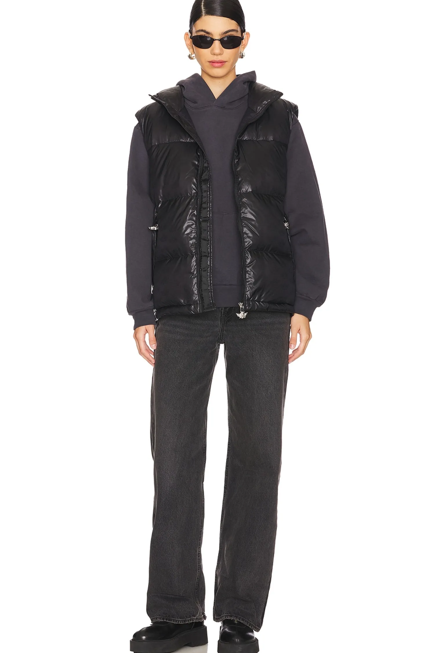 Women Boys Lie Jackets & Coats>Logo Puffer Vest