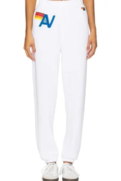Women Aviator Nation Pants|Loungewear>Logo Sweatpant