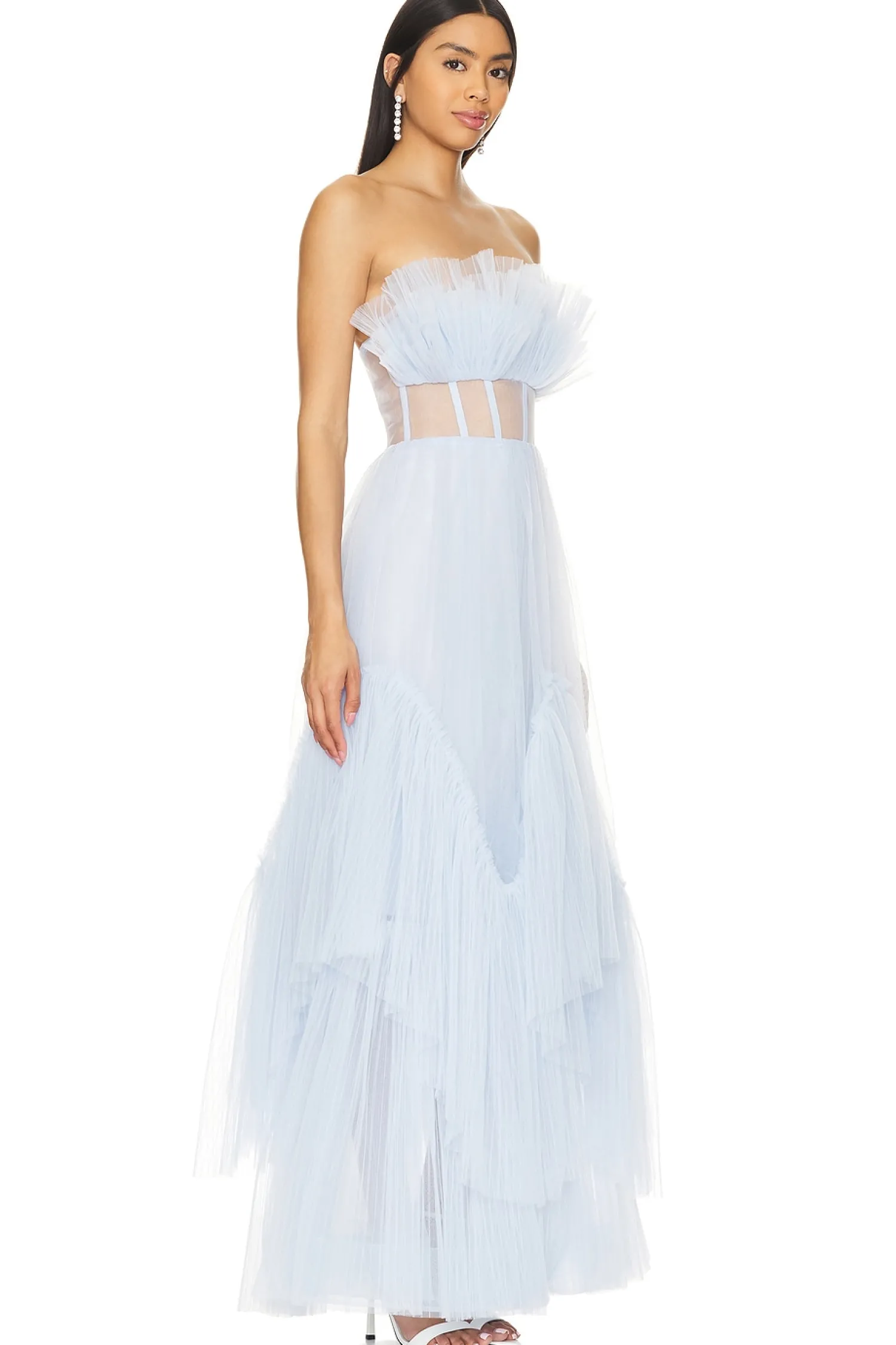Women BCBGMAXAZRIA Dresses>Long Corset Evening Dress