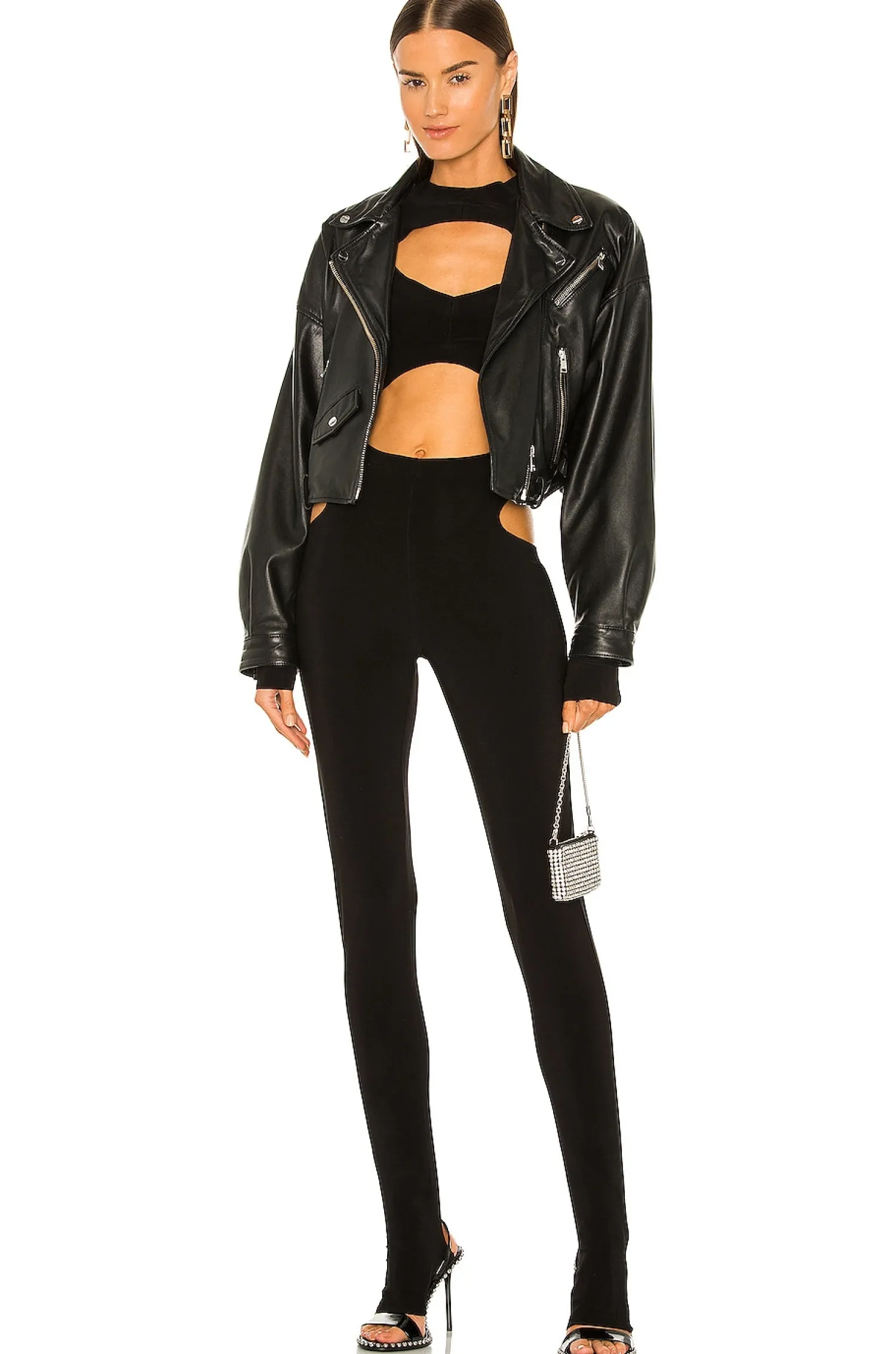 Women Norma Kamali Jumpsuits>Long Sleeve Aztec Catsuit