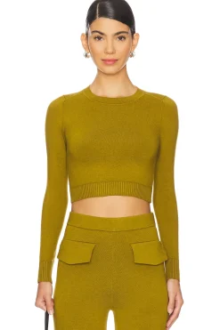 Women JoosTricot Matching Sets>Long Sleeve Crop Top