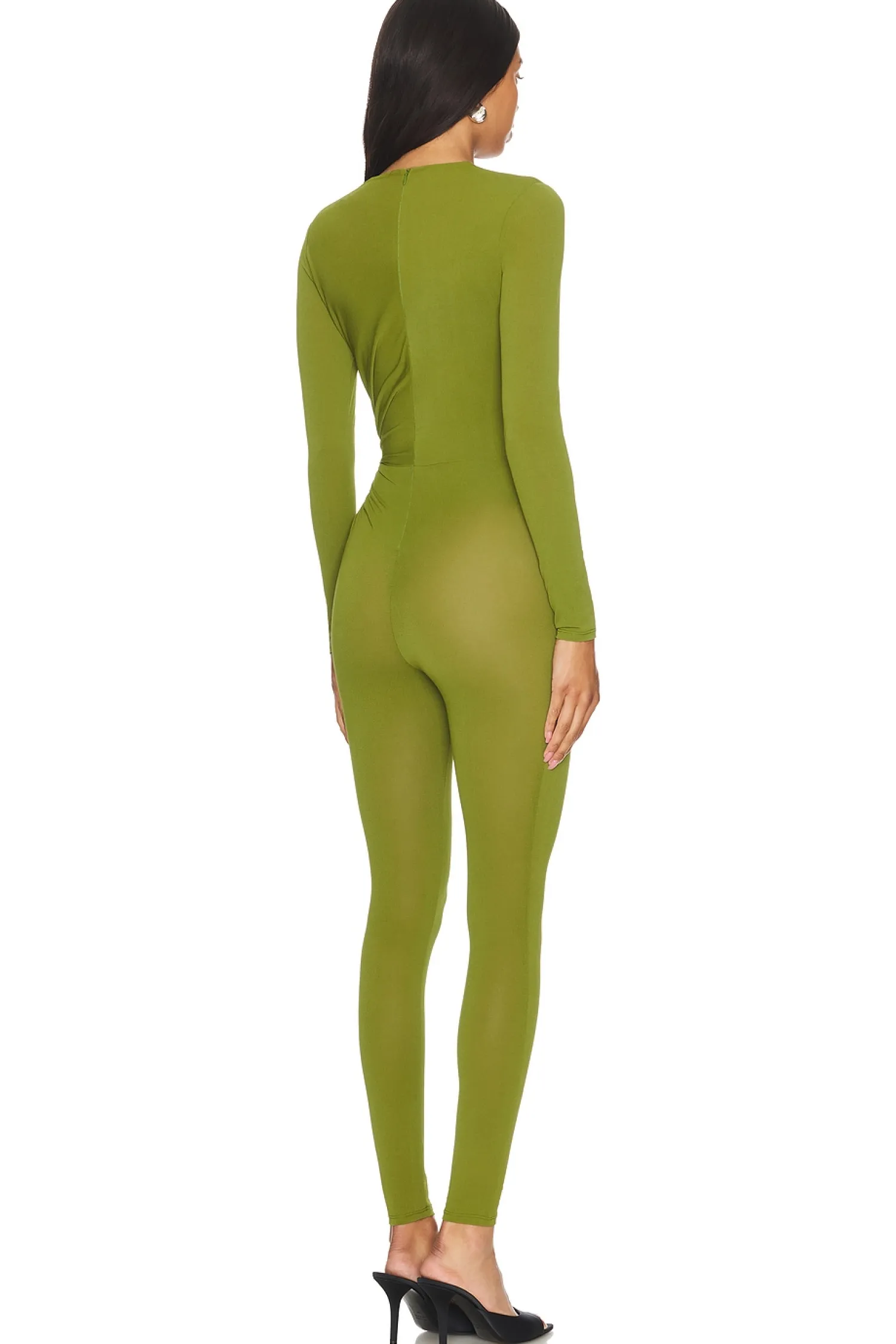 Women Alex Perry Jumpsuits>Long Sleeve Twist Catsuit