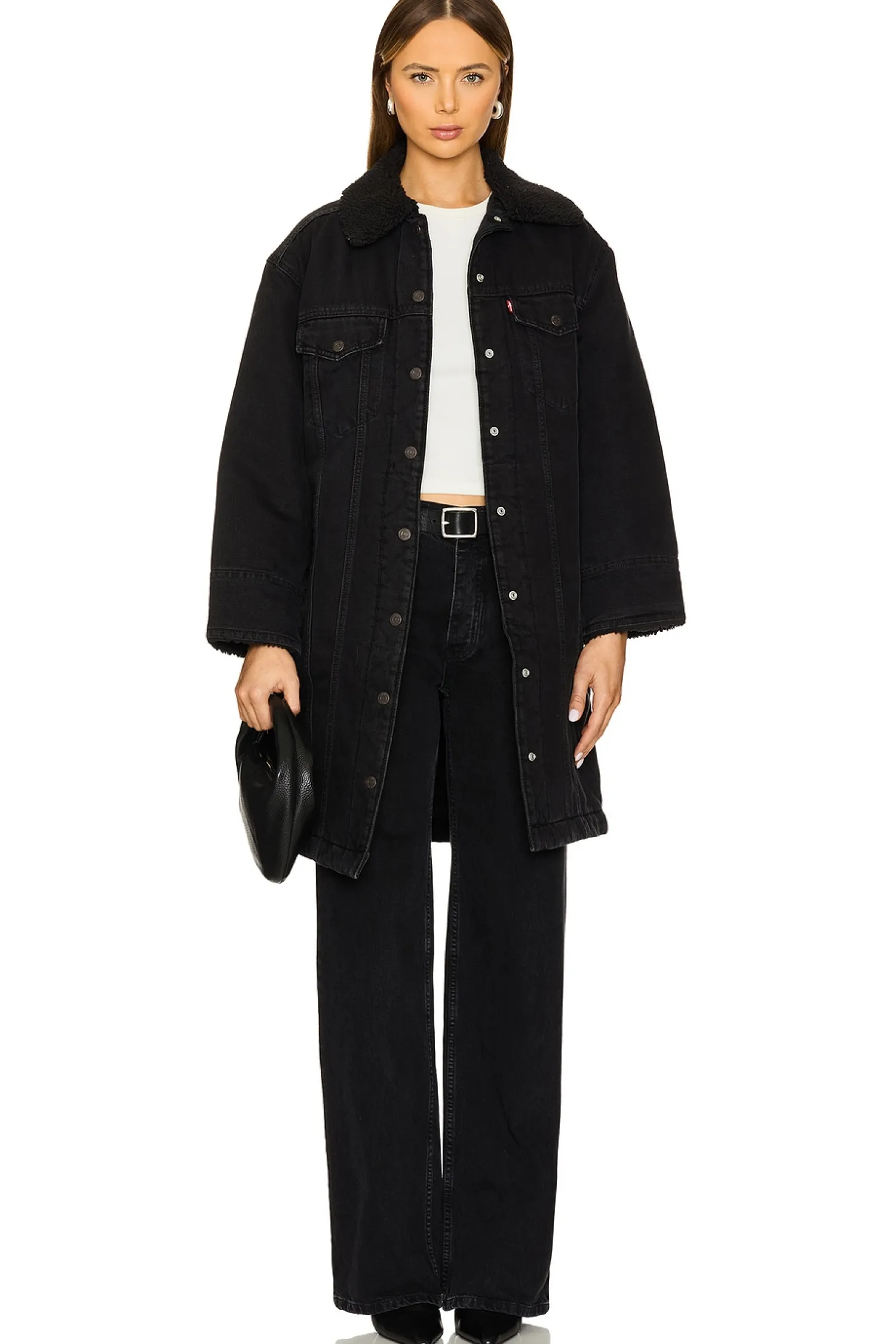 Women LEVI'S Jackets & Coats>Longline Padded Trucker