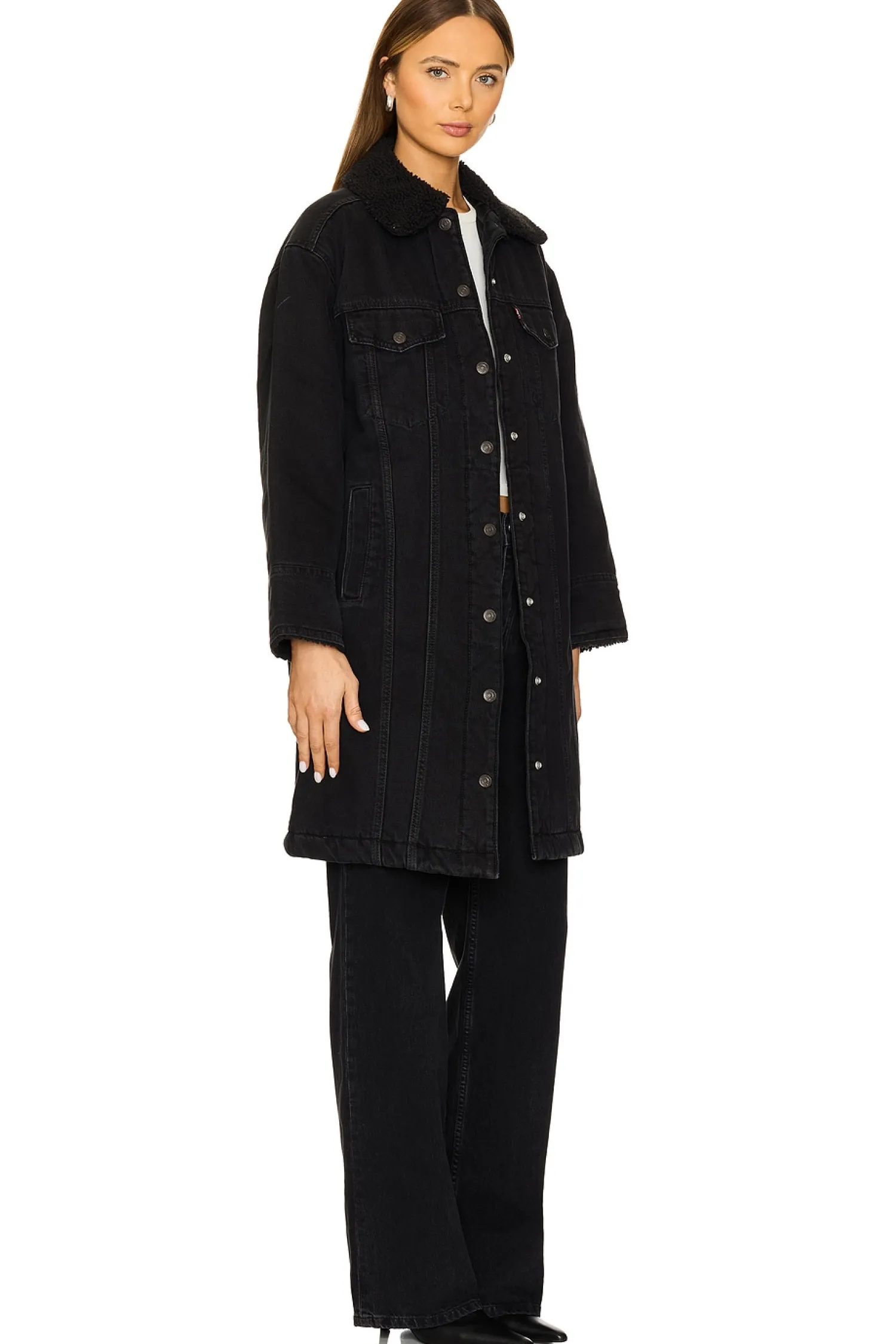 Women LEVI'S Jackets & Coats>Longline Padded Trucker