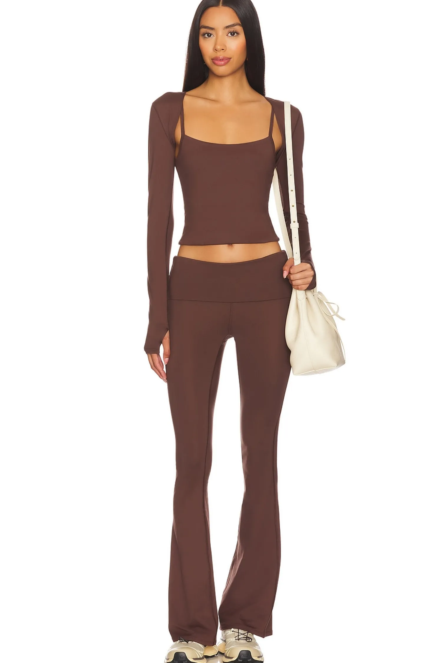 Women WellBeing + BeingWell Pants|Matching Sets>LoungeWell Light Hawley Foldover Pant