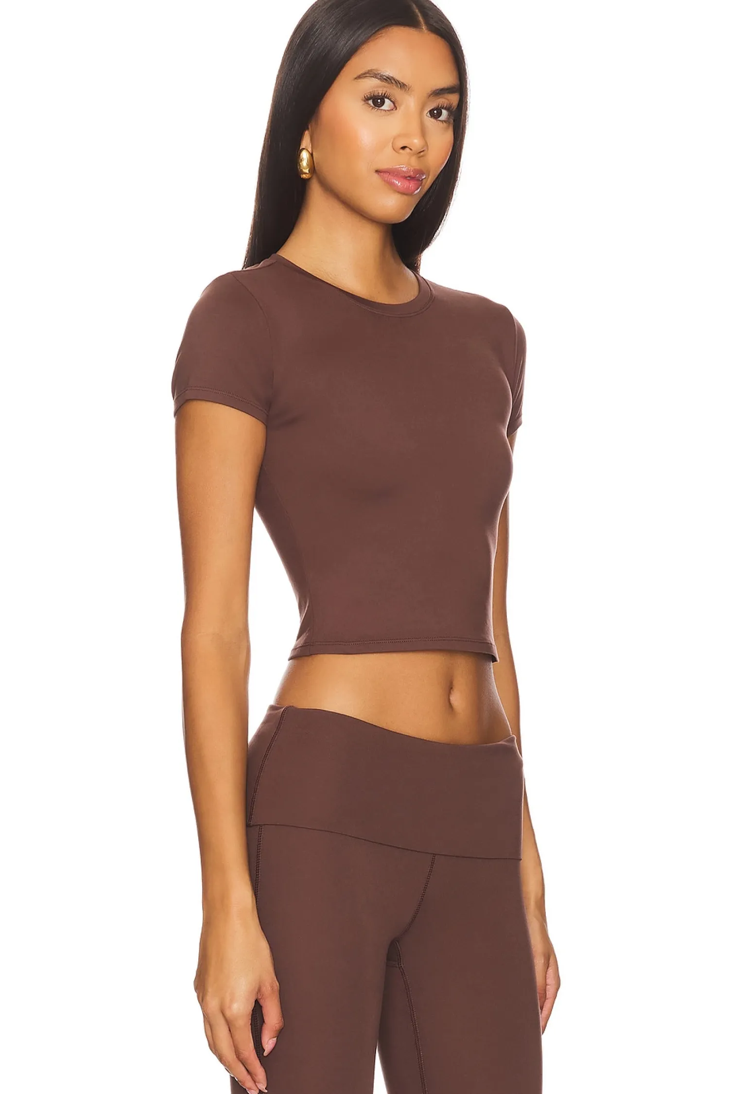 Women WellBeing + BeingWell Matching Sets>LoungeWell Light Lila Tee