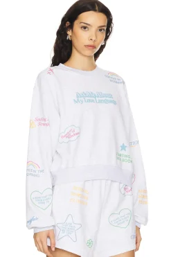 Women The Mayfair Group Loungewear>Love Languages Crewneck