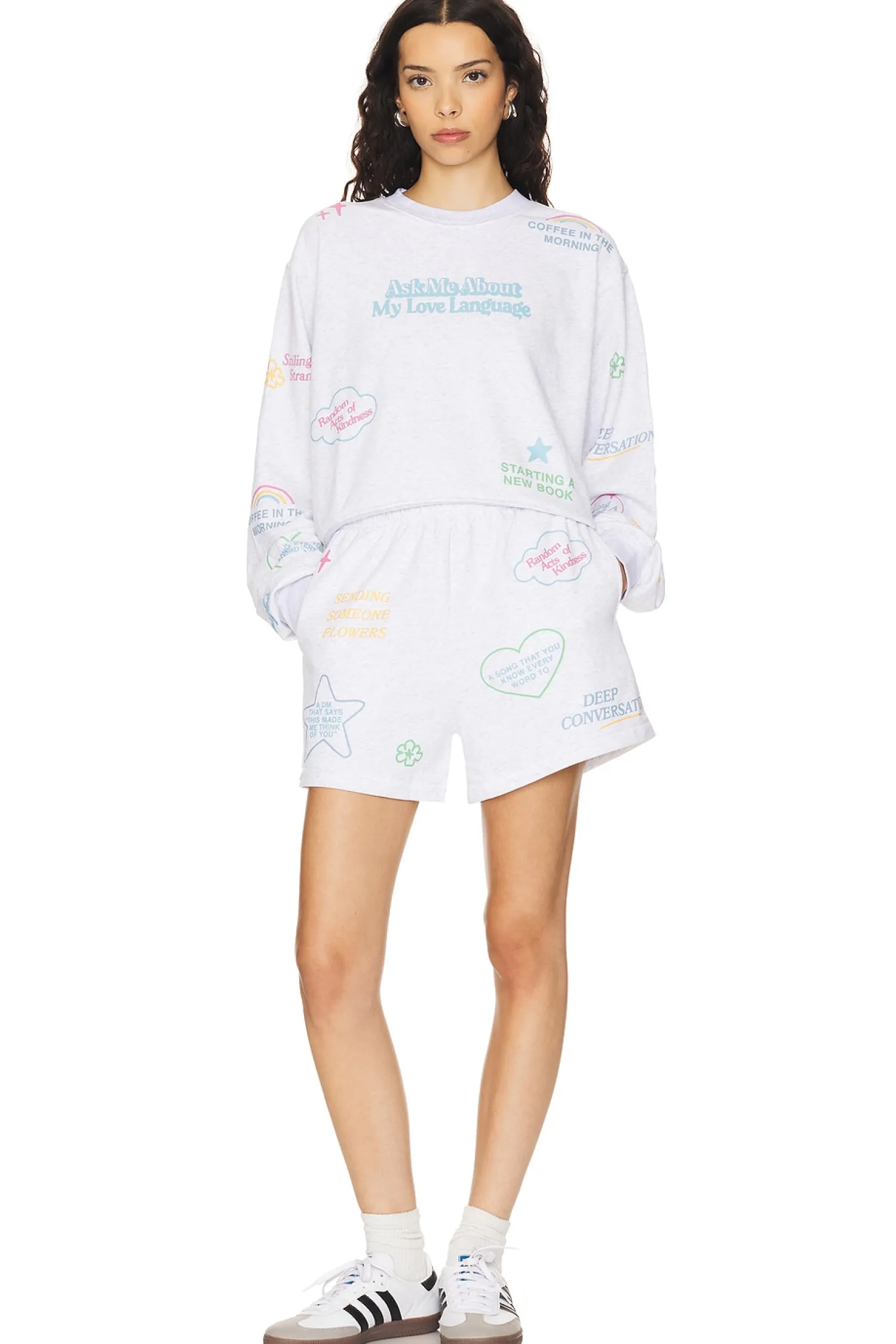 Women The Mayfair Group Loungewear>Love Languages Crewneck