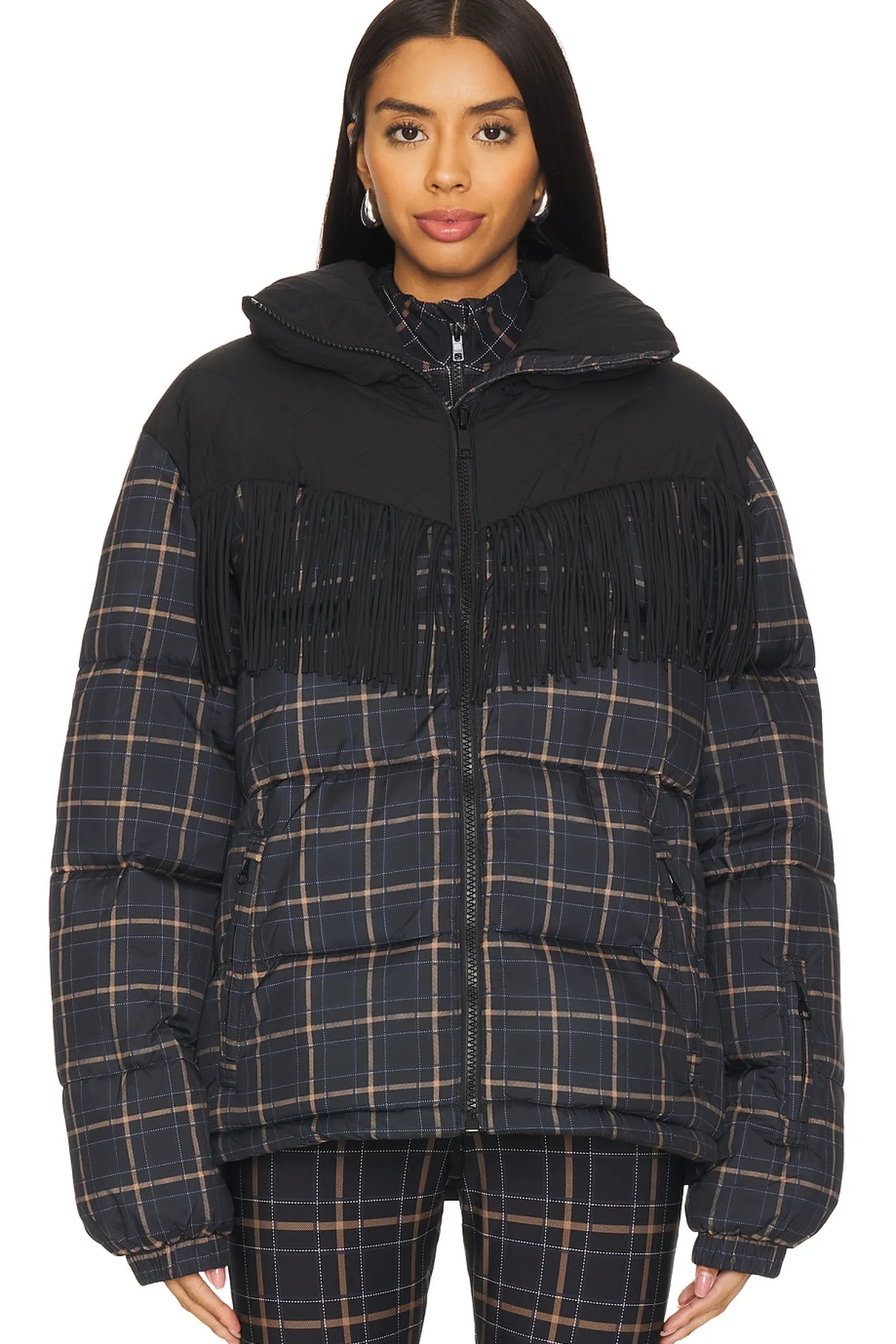 Women THE UPSIDE Jackets & Coats>Lumiere Fox Puffer Jacket