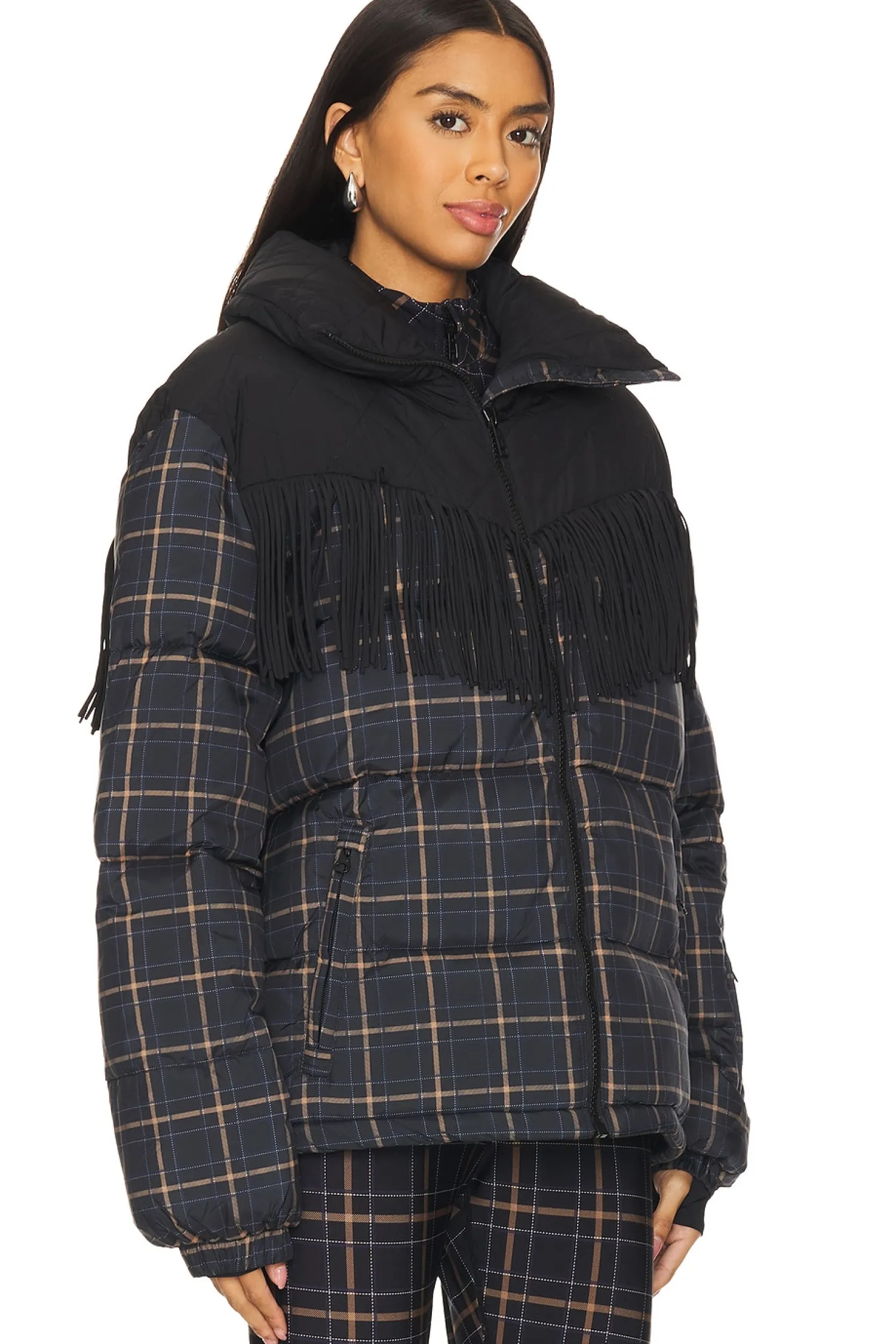 Women THE UPSIDE Jackets & Coats>Lumiere Fox Puffer Jacket