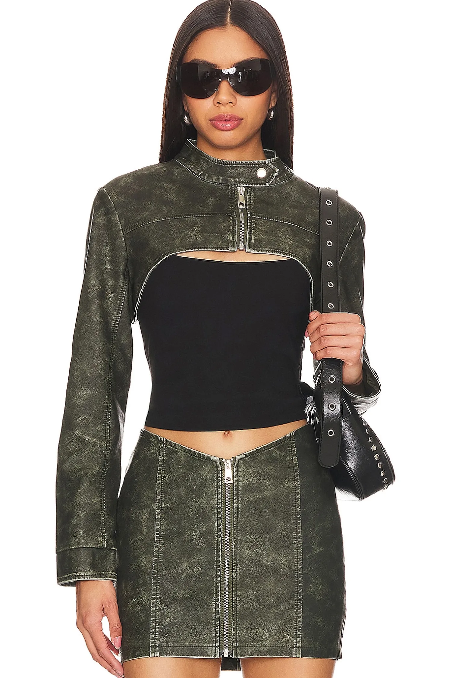 Women superdown Jackets & Coats>Lupita Faux Leather Jacket