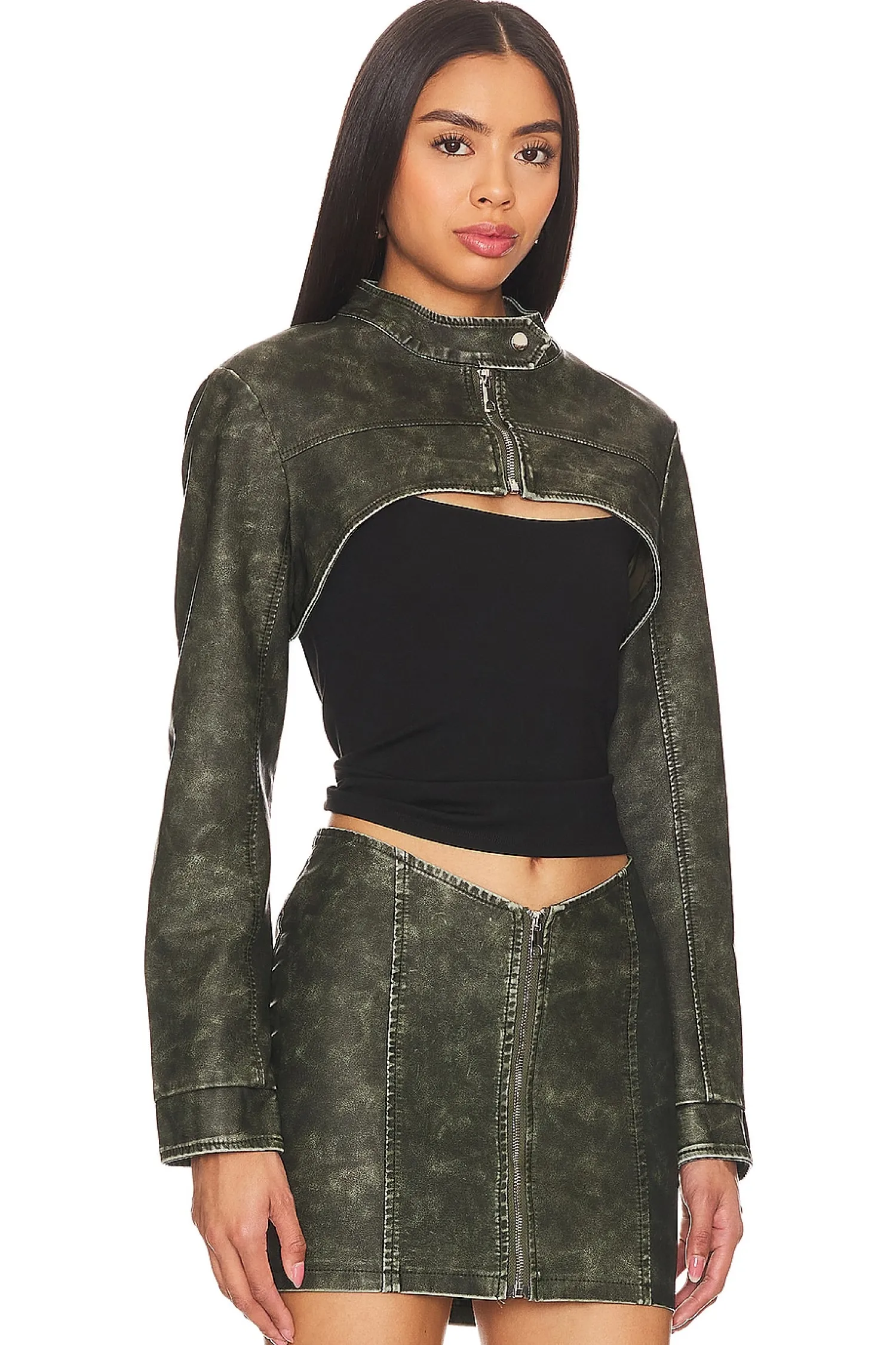Women superdown Jackets & Coats>Lupita Faux Leather Jacket