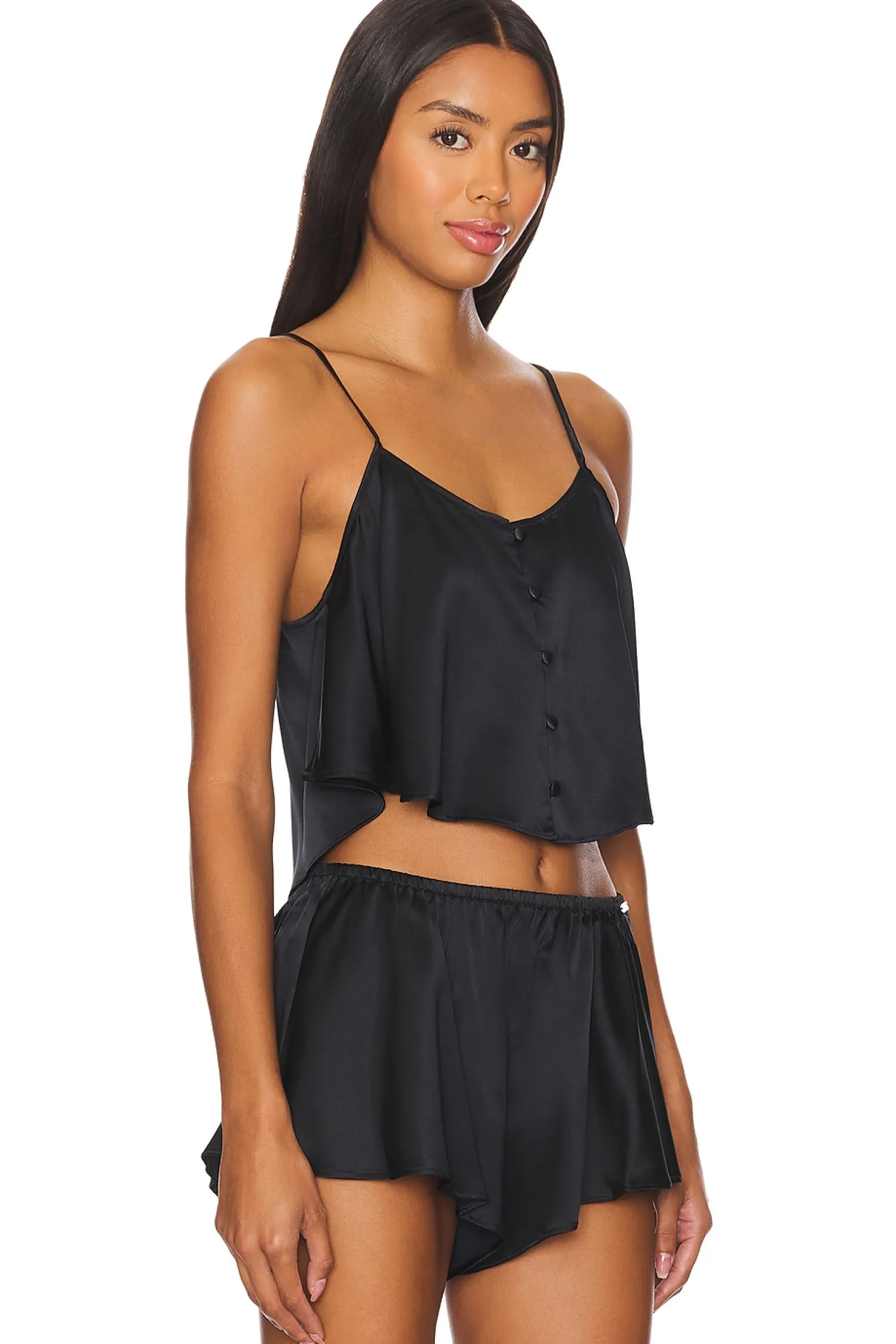 Women fleur du mal Lingerie & Sleepwear>Luxe Flutter Cami