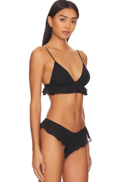 Women fleur du mal Lingerie & Sleepwear>Luxe Flutter Triangle Bra