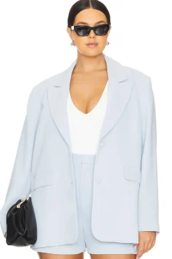 Women Good American Jackets & Coats>Luxe Suiting Boyfriend Blazer