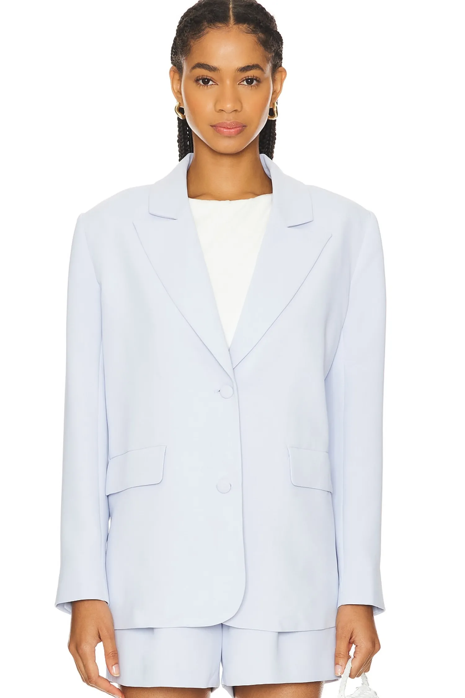 Women Good American Jackets & Coats>Luxe Suiting Boyfriend Blazer