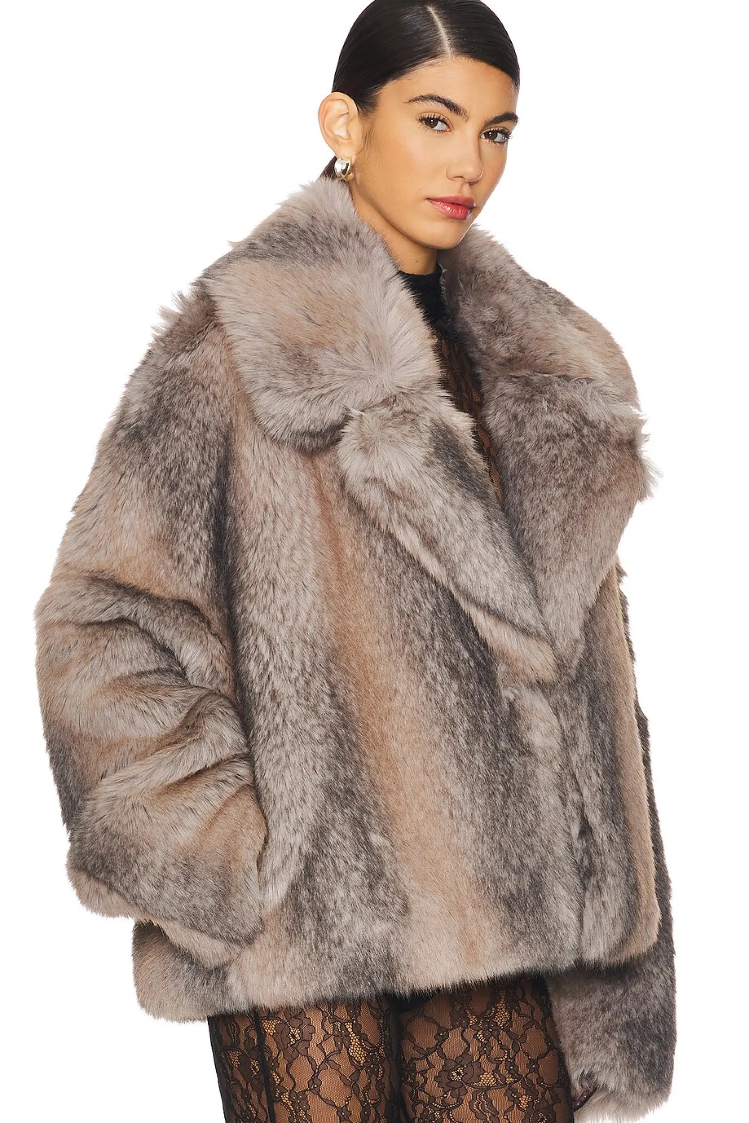 Women Aniye By Jackets & Coats>Lydia Faux Fur Jacket