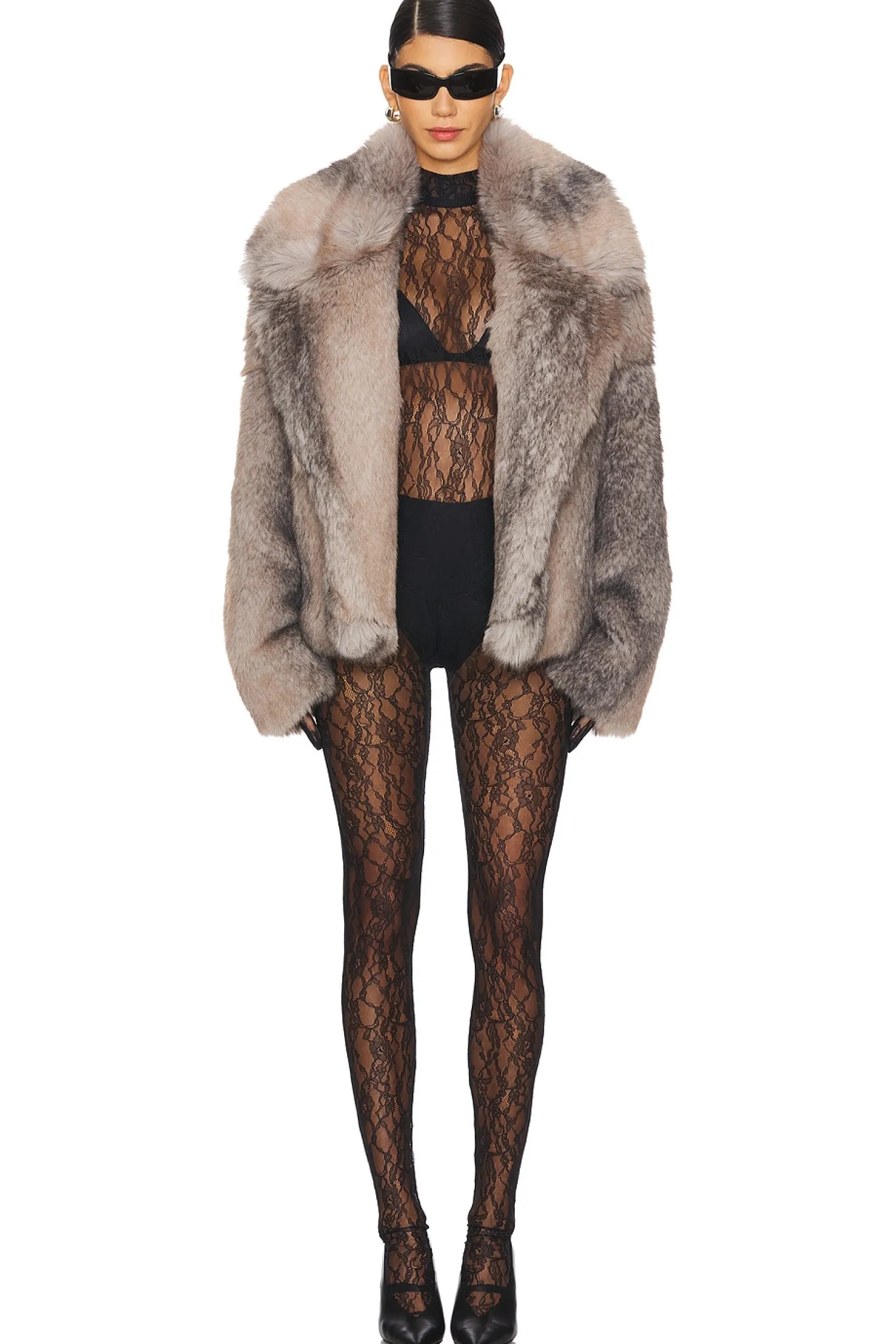 Women Aniye By Jackets & Coats>Lydia Faux Fur Jacket
