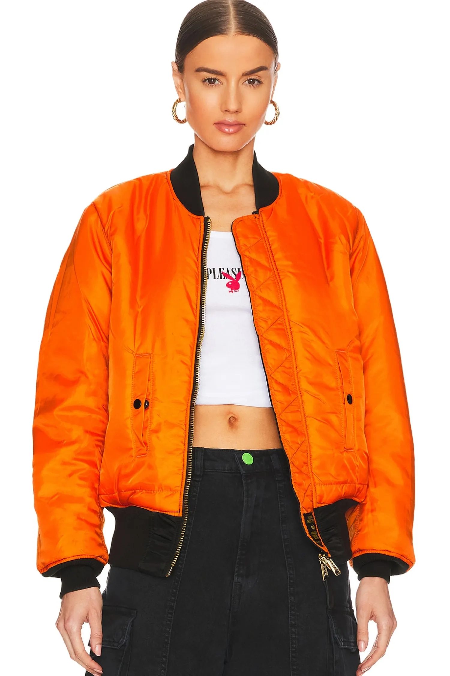 Women ALPHA INDUSTRIES Jackets & Coats>MA-1 Blood Chit Bomber