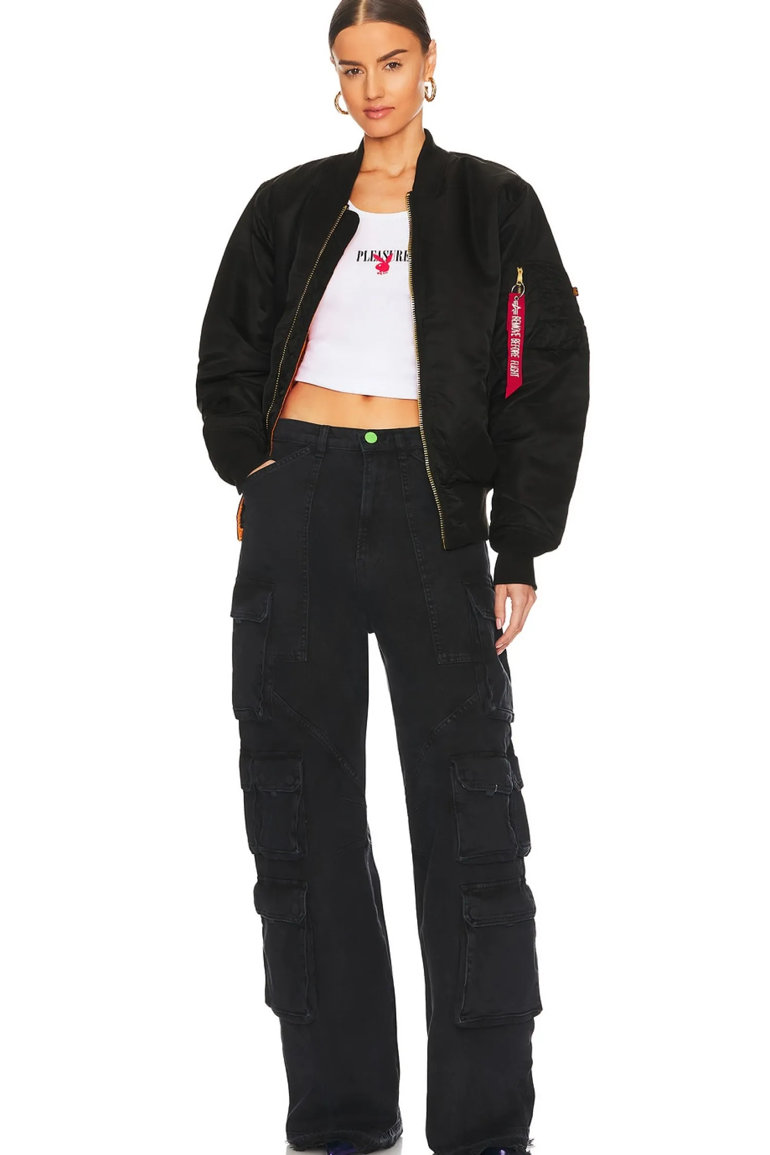 Women ALPHA INDUSTRIES Jackets & Coats>MA-1 Blood Chit Bomber
