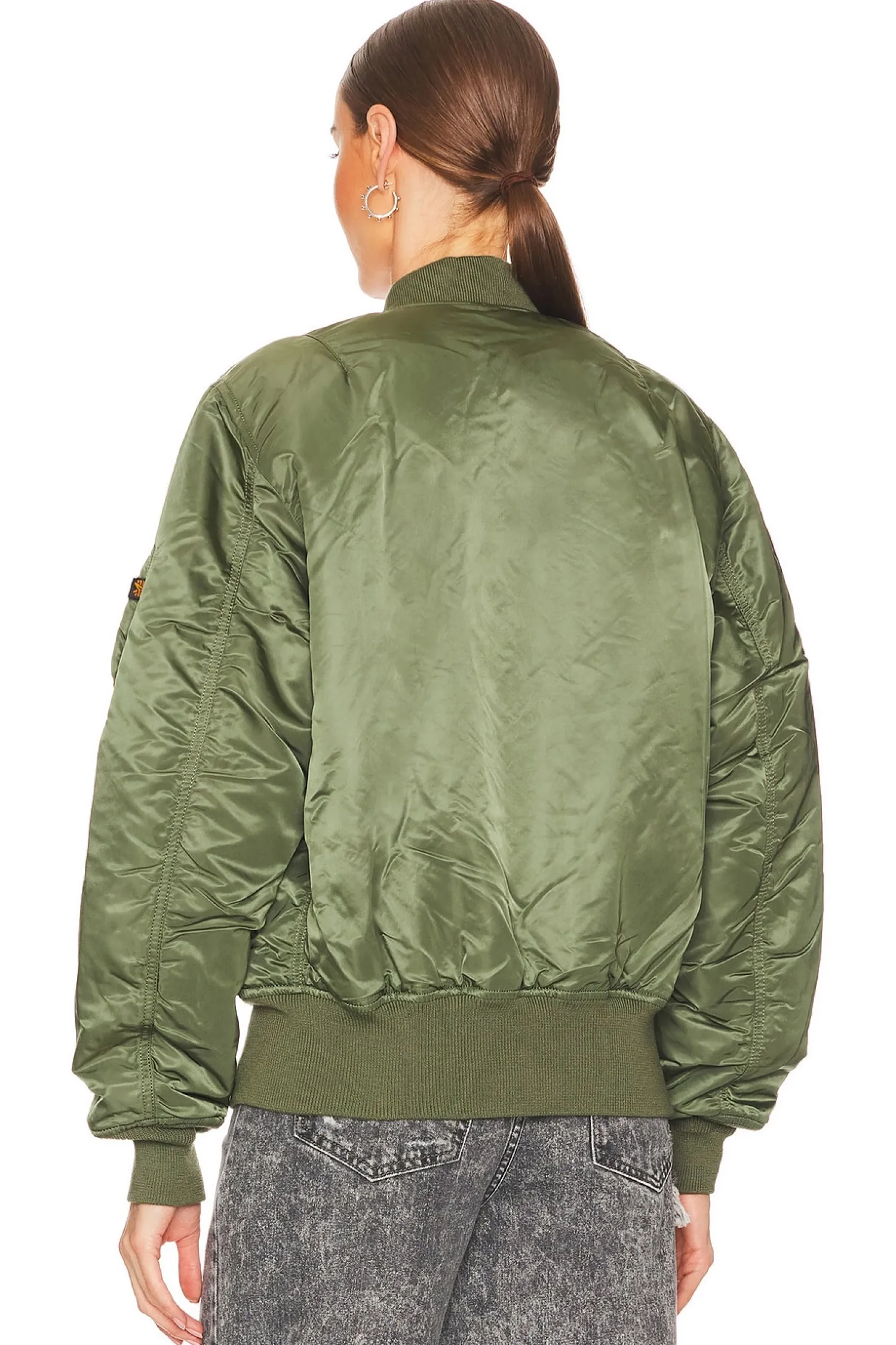 Women ALPHA INDUSTRIES Jackets & Coats>MA-1 Blood Chit Bomber Jacket