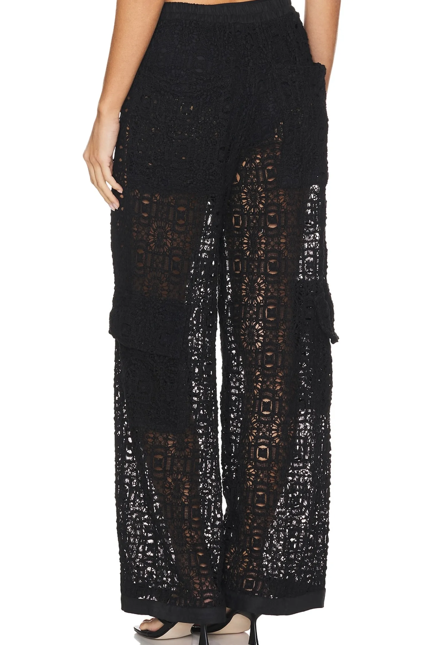 Women Agua Bendita Pants>Maca Cargo Knotted Pants