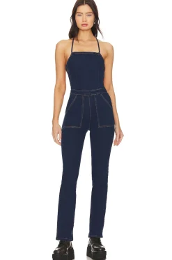 Women superdown Jumpsuits>Macey Denim Jumpsuit