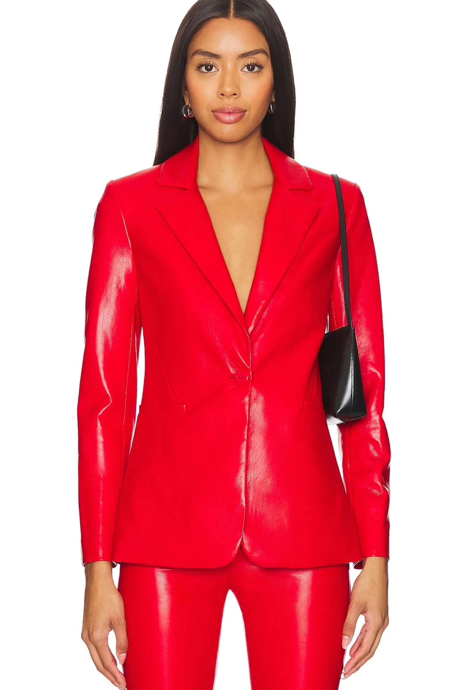 Women Alice + Olivia Jackets & Coats>Macey Leather Blazer