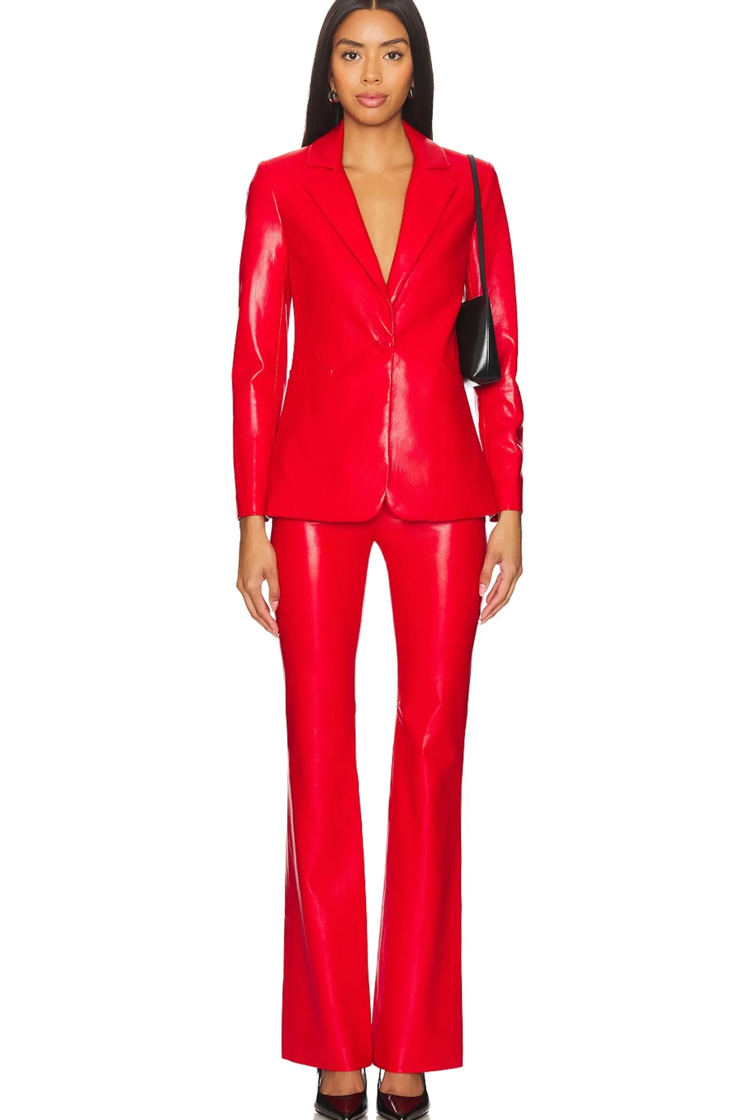 Women Alice + Olivia Jackets & Coats>Macey Leather Blazer