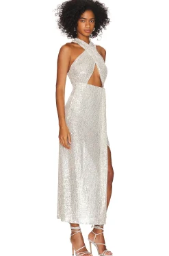 Women The Andamane Dresses>Maeva Halterneck Midi Dress