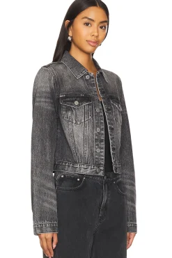 Women GRLFRND Jackets & Coats>Maeve Fitted Denim Jacket
