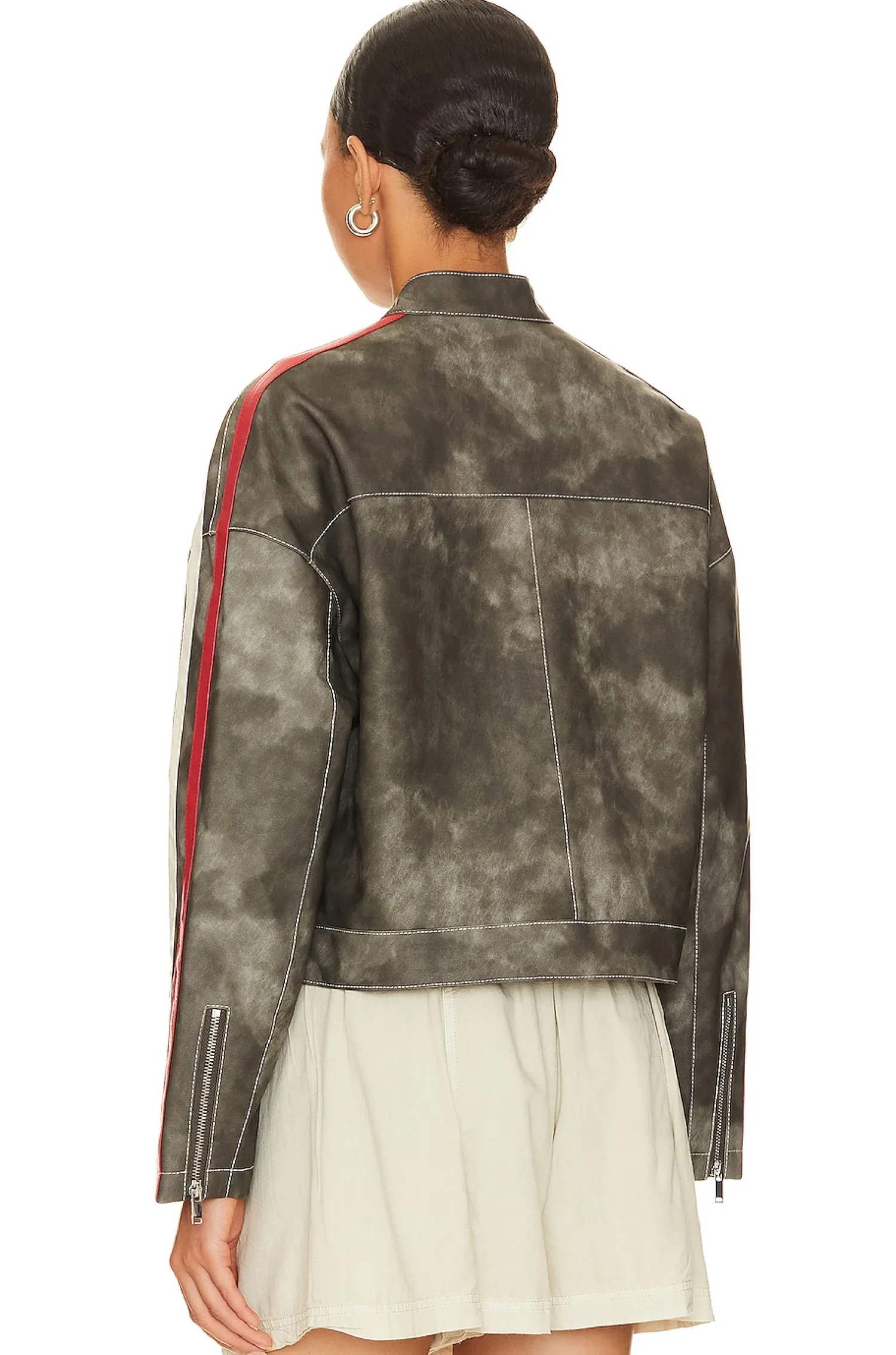 Women superdown Jackets & Coats>Mandi Faux Leather Moto Jacket