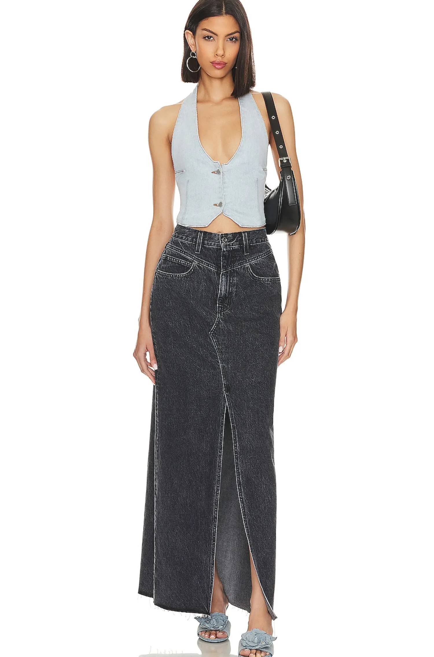 Women SER.O.YA Jackets & Coats>Manny Denim Vest