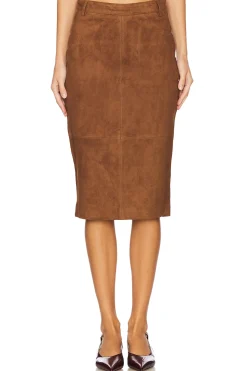 Women retrofete Matching Sets>Marcella Suede Skirt