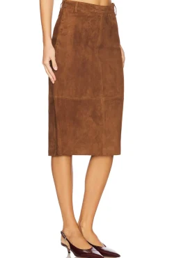 Women retrofete Matching Sets>Marcella Suede Skirt
