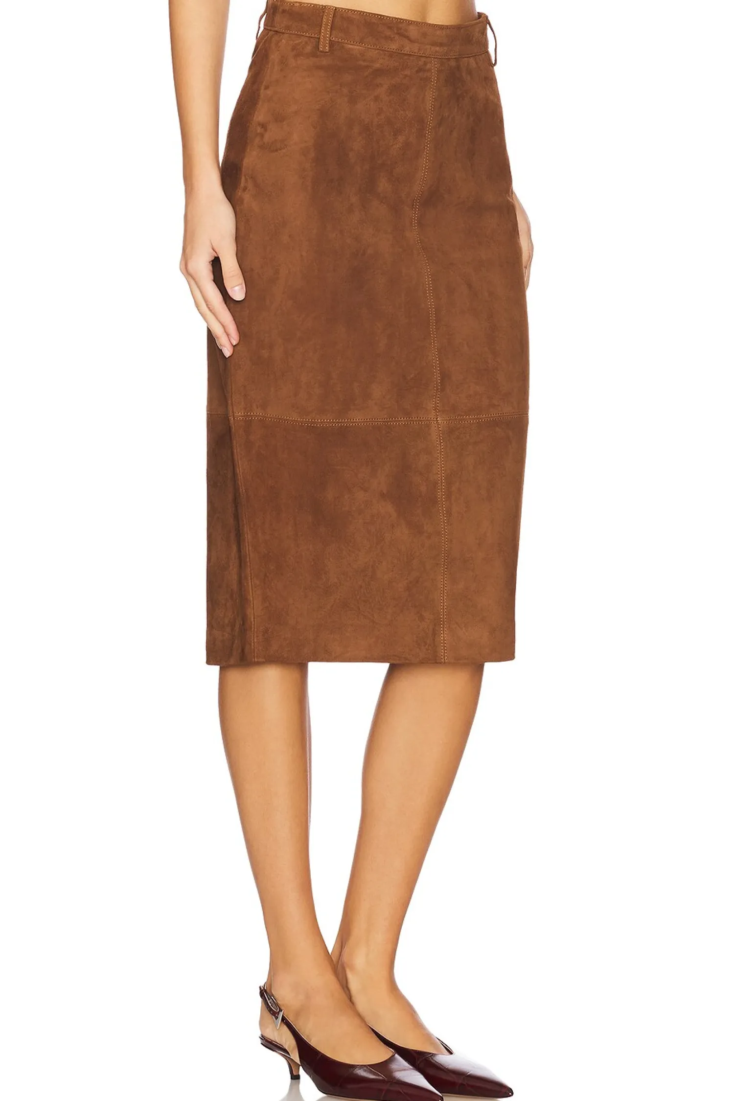 Women retrofete Matching Sets>Marcella Suede Skirt