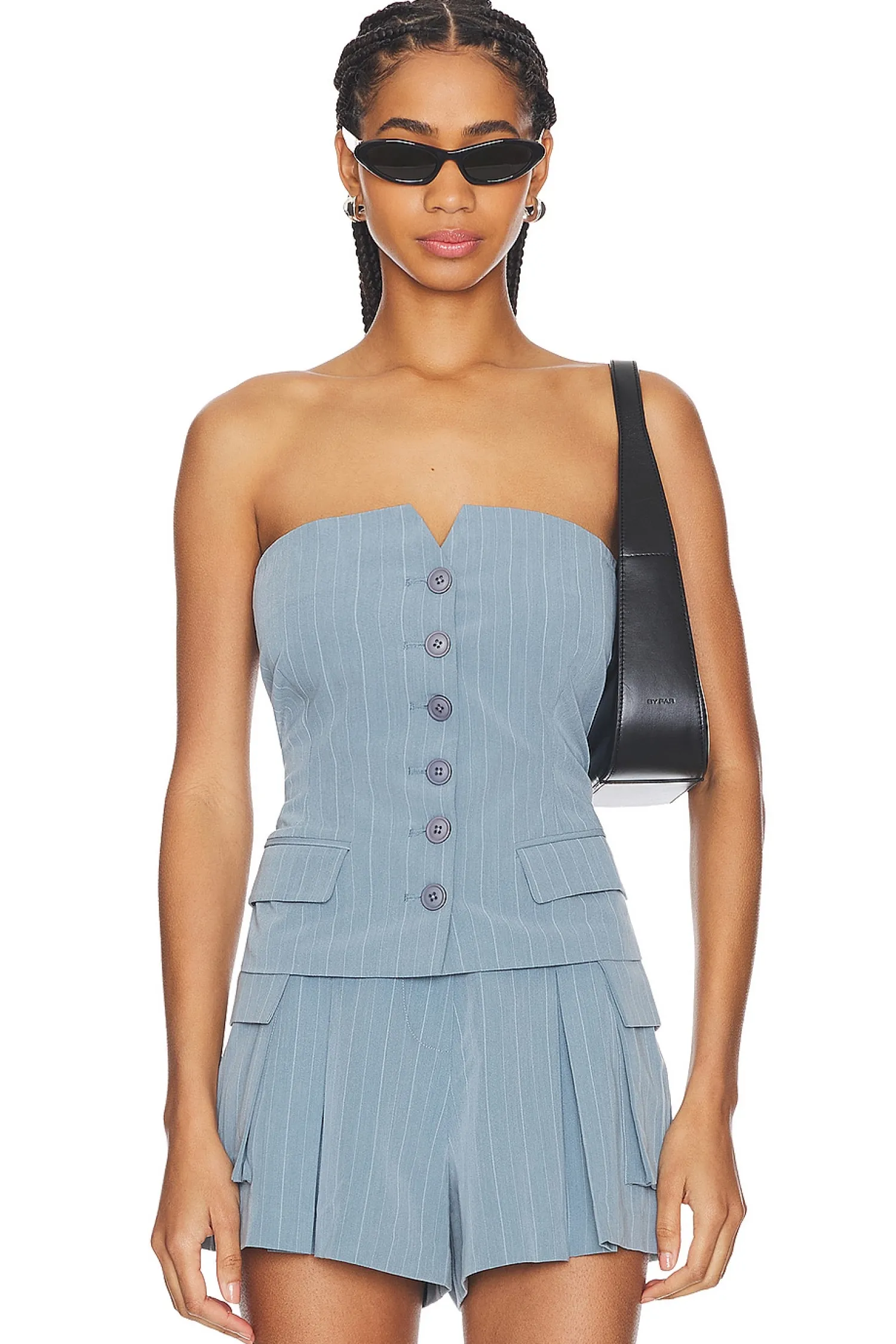 Women Line & Dot Matching Sets>Margo Top