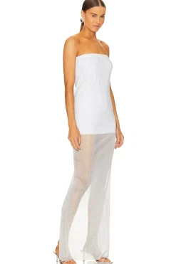 Women Santa Brands Dresses>Maxi Dress With Open Shoulders